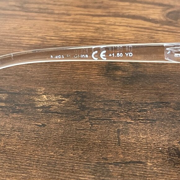 Clear Transparent Eyeglass Frames Only Rectangular Modern Lightweight Glasses - Picture 3 of 7